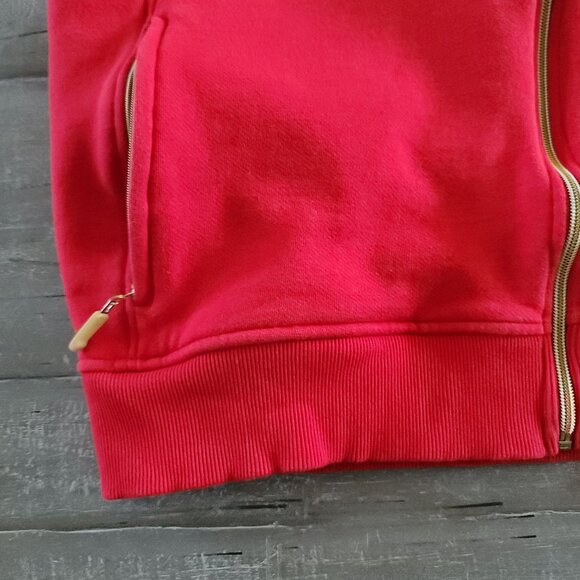 Hudsons Bay Company HBC Canadian Olympic Team Hooded Vest Men's Large Red - Picture 11 of 13